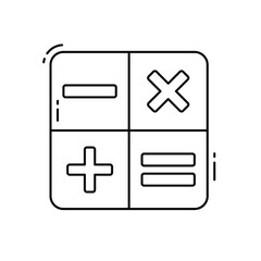 Math vector icon