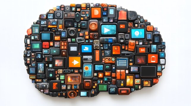 Brain rot,inundated withshort videos, mobile phones, tablets and junk information. Aplunged chaotic state,normal neural activities perturbed, concentration is impaired.
