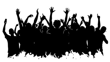people in the crowd
