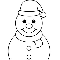 snowman with hat