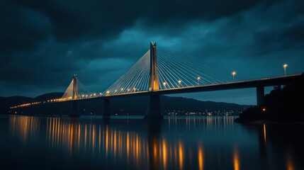 Obraz premium Handsome architects present intelligent solutions for modern bridge construction and infrastructure upgrades.