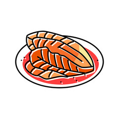 kimchi cabbage korean cuisine color icon vector. kimchi cabbage korean cuisine sign. isolated symbol illustration