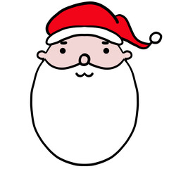 santa claus holding a blank sign