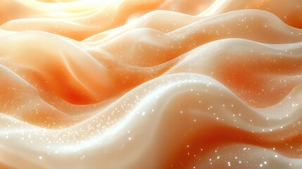 A soft, flowing abstract texture with a shimmering appearance.