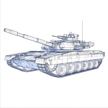 M1 Abrams Tank Blueprint