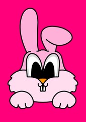 bunny with heart