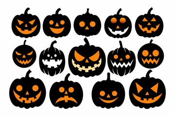 halloween pumpkin seamless pattern