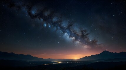 Fototapeta premium sky with stars