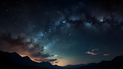 stars and clouds