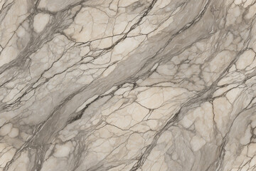 Naklejka premium Natural marble design with silver-gray veins on an ivory base, rough texture and soft light adding elegance and depth, fit for background