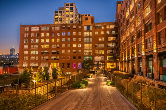 Ponce City Market at night is where the city whispers its secrets, Ponce City Market, Atlanta, Georgia, United States of America