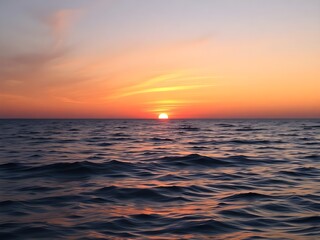 Fototapeta premium sunset at the beach