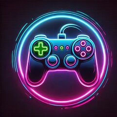 Neon Pulse: Joystick Avatar