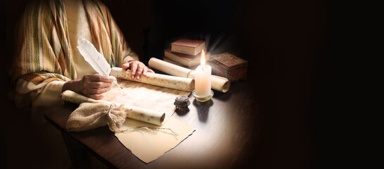 Ancient writer write the book