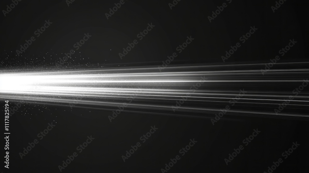 Poster vivid laser beams cut through the dark atmosphere, creating stunning patterns and effects in an elec