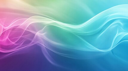 Fototapeta premium abstract background with smooth lines in blue, purple and green colors