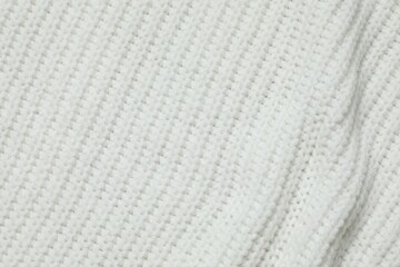 Knitted fabric background, close-up view