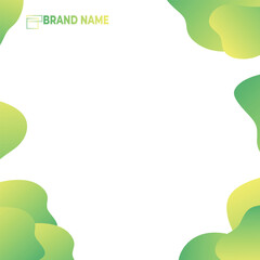 Abstract gradient background social media post design