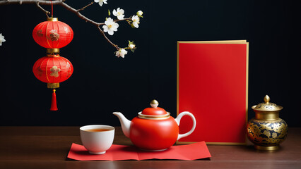 Fototapeta premium A Chinese New Year festive background