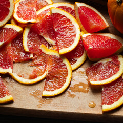 slices of red orange