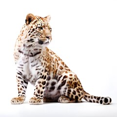 Obraz premium beautiful animal in a studio isolated wild life