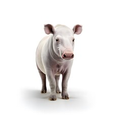 Naklejka premium beautiful animal in a studio isolated wild life