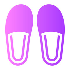 slippers gradient icon