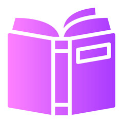 story book gradient icon