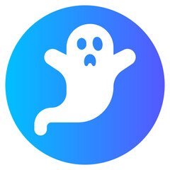 ghost gradient icon