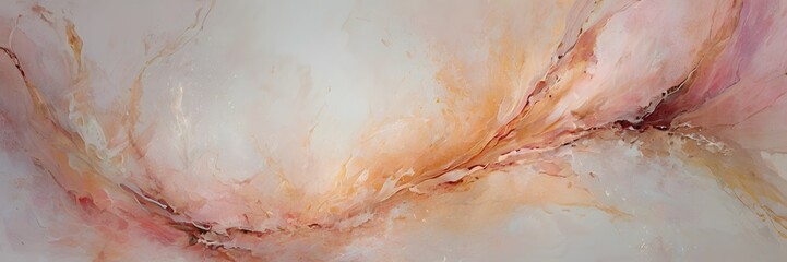 Fototapeta premium Abstract Fluid Art With Pastel Colors and Dreamy Flowing Patterns