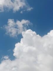 blue sky with clouds