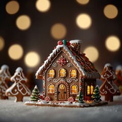 christmas gingerbread house