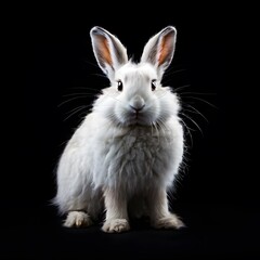 Obraz premium beautiful animal in a studio isolated on black wild life