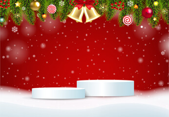 christmas tree with gifts