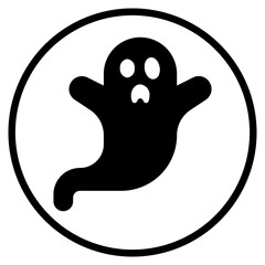 ghost glyph icon