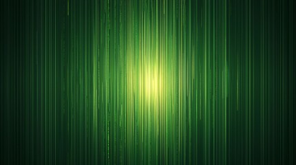 Abstract green gradient with vertical lines and light glow.