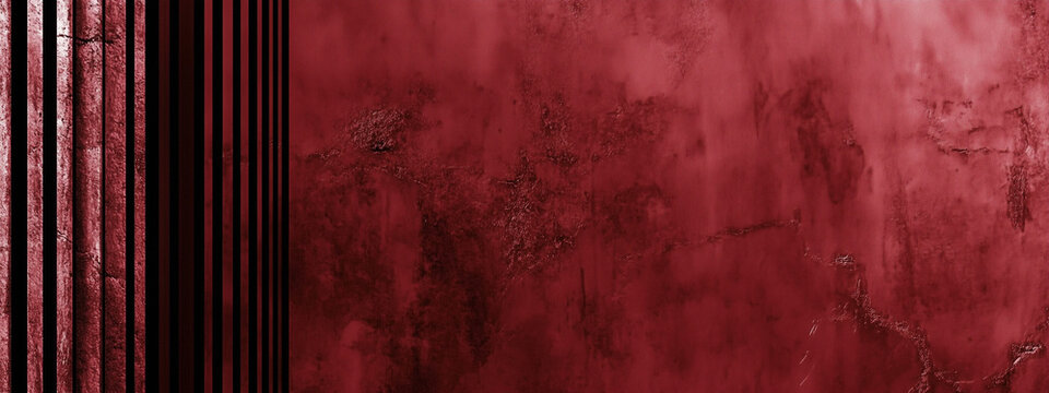 Abstract Red Textured Wall Artistic Background
