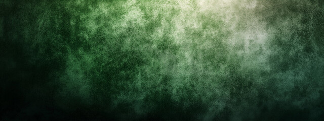 Obraz premium Dark Green Foggy Textured Abstract Background
