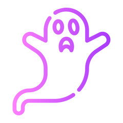 ghost gradient icon