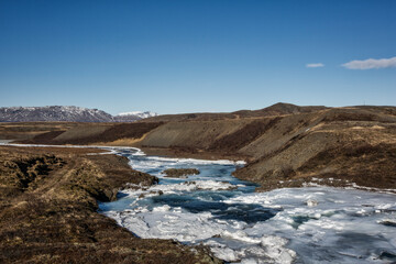 Iceland during winter season.