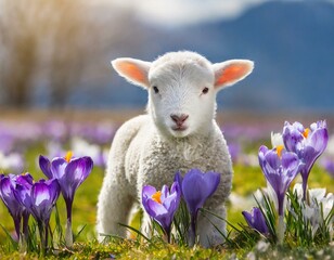 Im Frühling auf einer Narzissenwiese