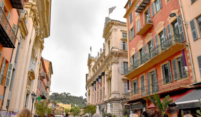 Obraz premium France. Nice. Cote d'Azur. Buildings and structures
