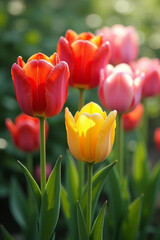 Fototapeta premium a bunch of tulip