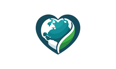 World Heart Day logo  september 29. Vector illustration., heart day celibration logo, heart day typography  logo