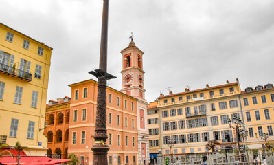 France. Nice. Cote d'Azur. Buildings and structures