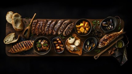 Gourmet Mediterranean Feast: A Tantalizing Spread of Flavors