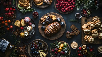 Decadent Dessert Showcase: A Tempting Array of Gourmet Treats