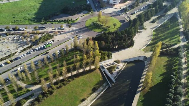 alta de lisboa, vista drone, lago predios
