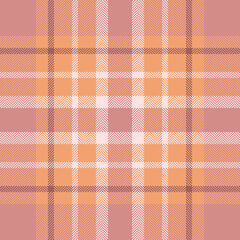 Plaid check pattern. Seamless fabric texture. Tartan textile print.