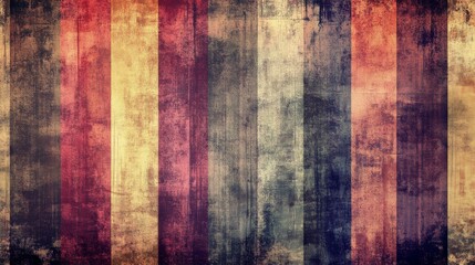 Abstract textured stripes arranged vertically on a rustic background.